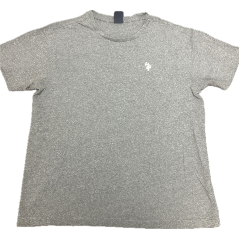 U.S. Polo Assn. Mens Small Logo‎ T-Shirt Medium Gray Short Sleeve Crew Neck